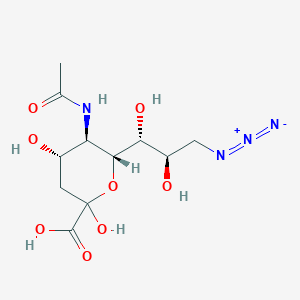 molecular formula C11H18N4O8 B8389983 9-Azido-9-deoxy-N-acetylneuraminic acid 