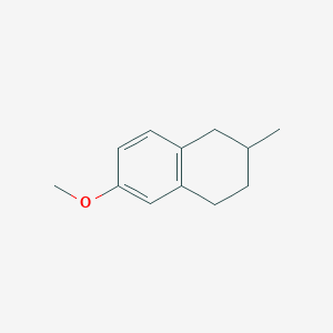 molecular formula C12H16O B8390001 2-Methyl-6-methoxytetralin 