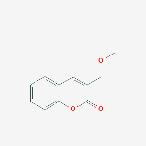 molecular formula C12H12O3 B8390046 3-Ethoxymethylcoumarin 