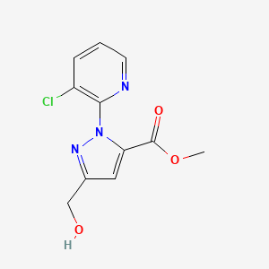 Methyl 1-(3-chloropyridin-2-yl)-3-(hydroxymethyl)-1H-pyrazole-5-carboxylate