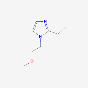 molecular formula C8H14N2O B8390151 1-(2-Methoxyethyl)-2-ethyl imidazole 