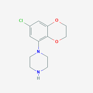 7-Chloro-5-piperazino-2,3-dihydro-1,4-benzodioxin