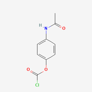 Chloroformic acid 4-(acetylamino)phenyl ester