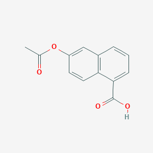 molecular formula C13H10O4 B8390257 6-Acetoxy-1-naphthoic acid 