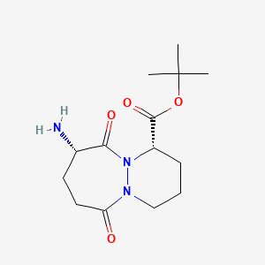 tert-Butyl (1S,9S)-9-amino-6,10-dioxooctahydro-6H-pyridazino[1,2-a][1,2]diazepine-1-carboxylate
