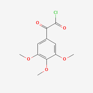 molecular formula C11H11ClO5 B8390313 3,4,5-Trimethoxyphenyl-2-oxoacetyl chloride 