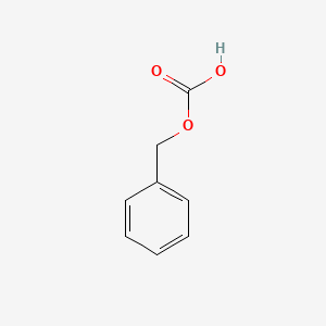 molecular formula C8H8O3 B8390329 Carbonic acid monobenzyl ester CAS No. 39608-52-1