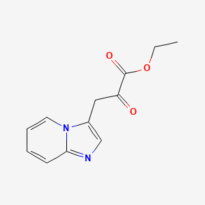 Ethyl 2-oxo-3-(imidazo[1,2-a]pyridin-3-yl)propanoate