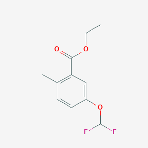 Ethyl 5-(difluoromethoxy)-2-methylbenzoate