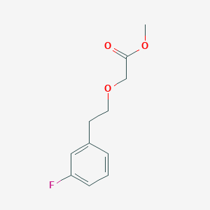[2-(3-Fluoro-phenyl)-ethoxy]-acetic acid methyl ester