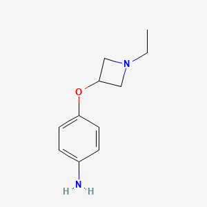 3-(4-Aminophenoxy)-1-ethylazetidine