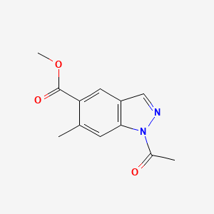 methyl 1-acetyl-6-methyl-1H-indazole-5-carboxylate