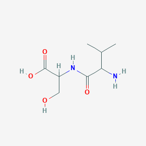 molecular formula C8H16N2O4 B083905 缬氨酸 CAS No. 13588-94-8