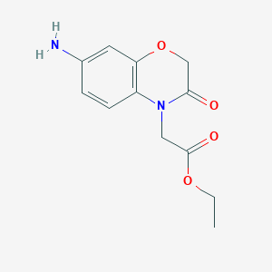 7-amino-4-ethoxycarbonylmethyl-2H-1,4-benzoxazin-3(4H)-one