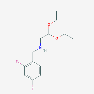 N-(2,4-difluorobenzyl)-2,2-diethoxyethanamine