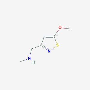 1-(5-methoxy-1,2-thiazol-3-yl)-N-methylmethanamine
