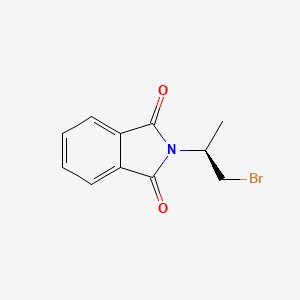 B8390735 (S)-2-(1-bromopropan-2-yl)isoindoline-1,3-dione CAS No. 290308-65-5