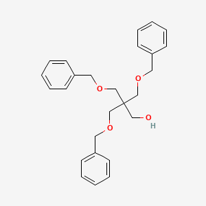 molecular formula C26H30O4 B8390790 3-Benzyloxy-2,2-bis(benzyloxymethyl)propan-1-ol 