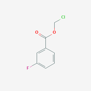 molecular formula C8H6ClFO2 B8390812 Chloromethyl 3-fluorobenzoate 