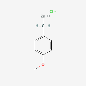 molecular formula C8H9ClOZn B8390847 4-Methoxy-benzylzinc chloride 