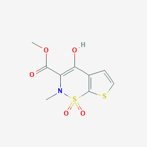 4-hydroxy-2-methyl-3-methoxycarbonyl-2H-thieno[3,2-e]1,2-thiazine-1,1-dioxide