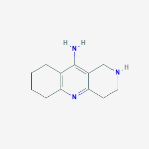 molecular formula C12H17N3 B8390898 10-Amino-1,2,3,4,6,7,8,9-octahydrobenzo[b][1,6]-naphthyridine 