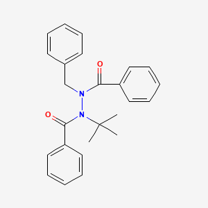 molecular formula C25H26N2O2 B8390957 N-benzyl-N'-t-butyl-N,N'-dibenzoylhydrazine 