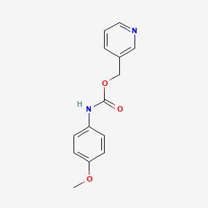 (4-Methoxyphenyl)-carbamic acid pyridin-3-ylmethyl ester