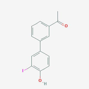 1-(4'-Hydroxy-3'-iodo-1,1'-biphenyl-3-yl)ethanone