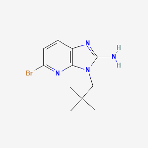 5-bromo-3-(2,2-dimethyl-propyl)-3H-imidazo[4,5-b]pyridin-2-ylamine