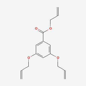 molecular formula C16H18O4 B8391343 2-Propenyl 3,5-bis-(2propenyloxy)benzoate 