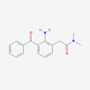 2-Amino-3-benzoyl-N,N-dimethylphenylacetamide