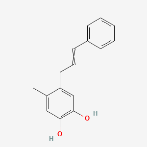 4-Cinnamyl-5-methyl-1,2-dihydroxybenzene