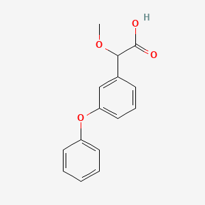 (RS)-Methoxy-(3-phenoxy-phenyl)-acetic acid