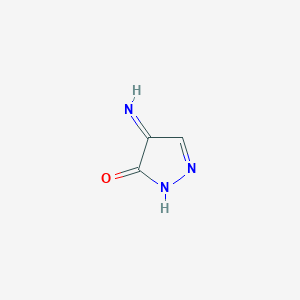 molecular formula C3H3N3O B8391566 Aminopyrazolone 