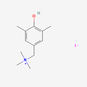 molecular formula C12H20INO B8391638 Trimethyl(3,5-dimethyl-4-hydroxybenzyl)ammonium iodide salt 
