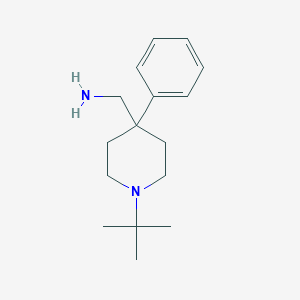 (1-Tert-butyl-4-phenylpiperidin-4-yl)methanamine