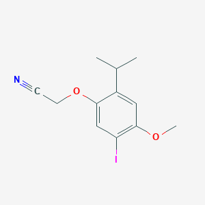 (5-Iodo-2-isopropyl-4-methoxy-phenoxy)-acetonitrile