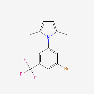 1-[3-bromo-5-(trifluoromethyl)phenyl]-2,5-dimethyl-1H-pyrrole