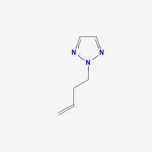 molecular formula C6H9N3 B8391712 2-but-3-enyl-2H-[1,2,3]triazole 