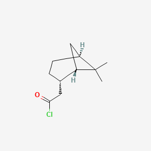 molecular formula C11H17ClO B8391779 2-((1S,2S,5S)-6,6-dimethylbicyclo[3.1.1]heptan-2-yl)acetyl chloride 