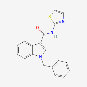 1-Benzyl-1H-indole-3-carboxylic acid thiazol-2-ylamide