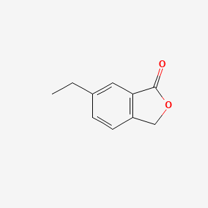 molecular formula C10H10O2 B8391833 6-ethyl-3H-isobenzofuran-1-one 