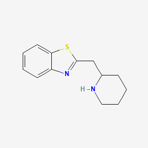 molecular formula C13H16N2S B8391845 2-Piperidin-2-ylmethylbenzothiazole 
