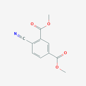 molecular formula C11H9NO4 B8391870 Dimethyl 4-cyano-1,3-benzenedicarboxylate 