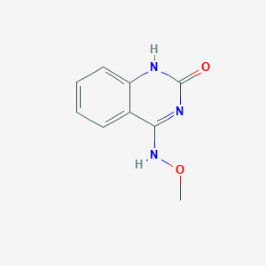 molecular formula C9H9N3O2 B8391877 4-(methoxyamino)quinazolin-2(1H)-one 