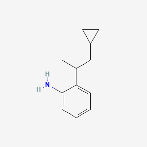 2-(2-Cyclopropyl-1-methyl-ethyl)phenylamine