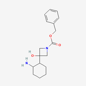 Benzyl-3-(2-aminocyclohexyl)-3-hydroxyazetidine-1-carboxylate