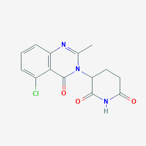 3-(5-chloro-2-methyl-4-oxo-4H-quinazolin-3-yl)-piperidine-2,6-dione