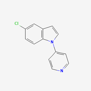 5-chloro-1-(pyridin-4-yl)-1H-indole